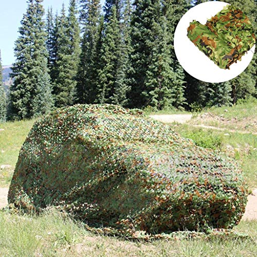 Tarnnetz Sonnenschutz, Waldtarnung Camouflage Netz - Jungle Sunshade Netting Outdoor Jagd Schießen Grün Oxford Stoff Forest Party Dekoration Auto Abdeckung Tarnnetz Robust ( Size : 6×8m(20ft X 26ft) ) von LGLFDJ