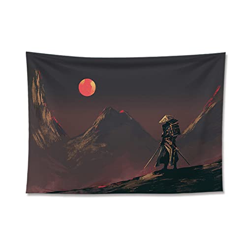 Cartoon Anime Landschaft Hintergrund Wandteppiche – Japanische Samurai Wandbehang Wandteppich Wohnheim Trennvorhang Sofa Bettdecke, Schlafzimmer Teppich Tischdecke Wohnkultur Zubehör, 130 X 150 Cm/ Cartoon Anime Landschaft Hintergrund Wandteppiche – Japanische Samurai Wandbehang Wandteppich Wohnheim Trennvorhang Sofa Bettdecke, Schlafzimmer Teppich Tischdecke Wohnkultur Zubehör, 130 X 150 Cm/ von LGMGT