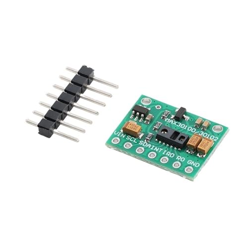 5pcs/1pc MAX30102 MAX30100 Heart Rate Sensor Module Ultra-Low Power Puls Detection Heartbeat Blood Oxygen Concentration(5pcs,MAX30100 Purple PCB) von LGOWSSENV