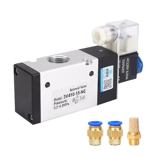 3V410-15-NO 3V410-15-NC Two Position Three-way Pneumatic Solenoid Valve Normally Closed Normally Open Air Control Valve(3V410-15-NC PC6-04,AC110V) von LGOWSSENV