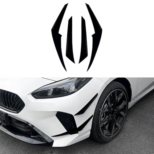 LGPBHSH Auto Frontstoßstange Lip Splitter Diffusor, Lüftungsgitter Side Vent Luftmesser, Kompatibel mit BMW 1 Series F70 M Sport 2024+,Black LGPBHSH Auto Frontstoßstange Lip Splitter Diffusor, Lüftungsgitter Side Vent Luftmesser, Kompatibel mit BMW 1 Series F70 M Sport 2024+,Black von LGPBHSH