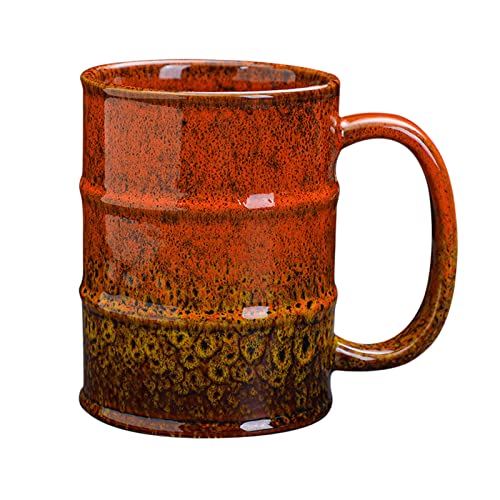 Große Keramik-Kaffeetasse, 590 ml, Kaffeetasse, Teetasse für Büro und Zuhause, spülmaschinen- und mikrowellengeeignet, 1 Stück. (Farbe 5) von LGQ