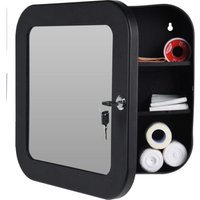 Medizinschrank mit Spiegel, 32 x 32 x 15 cm von LGVSHOPPING