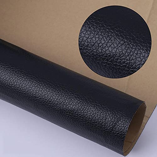 Leder Patch Kit Selbstklebende Lederflicken Schwarz 100X138CM Aufkleber Patch Repair Lederreparatur Set Leder, Vinyl & Kunstleder Reparieren Kit Für Autositze von LGVXSRTYU