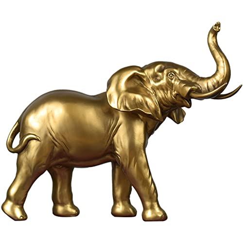 LGYKUMEG Elefanten deko skulptur,Einweihungsparty deko ,Golden Kunstharz Elefanten Statuen,Home Office Dekor Reichtum Lucky Elefantenfiguren Home Decor Geschenk,Gold,33 * 16 * 26cm LGYKUMEG Elefanten deko skulptur,Einweihungsparty deko ,Golden Kunstharz Elefanten Statuen,Home Office Dekor Reichtum Lucky Elefantenfiguren Home Decor Geschenk,Gold,33 * 16 * 26cm von LGYKUMEG