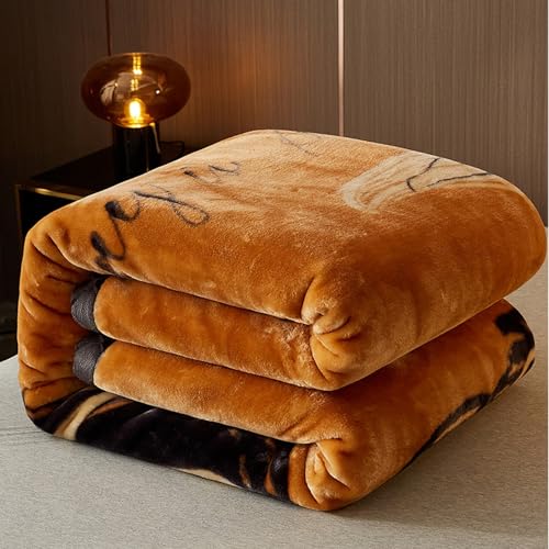 LGYKUMEG Koreanische Nerzdecke, Fleecedecke für den Winter, schwere Decke, superweich, Fleece-Plüschdecke, weich und warm, 2-lagige wendbare Raschel-Bettdecke, für Winter, Herbst,B,200x230cm LGYKUMEG Koreanische Nerzdecke, Fleecedecke für den Winter, schwere Decke, superweich, Fleece-Plüschdecke, weich und warm, 2-lagige wendbare Raschel-Bettdecke, für Winter, Herbst,B,200x230cm von LGYKUMEG