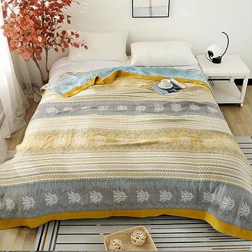 LGYKUMEG Decke tagesdecke Boho Style,Kuschel Decke 200x230cm,gewebte Decke,sommerdecke,Atmungsaktiv und Weich Sofaüberwurf Leichte Bequeme Universale Dece für Ganze Saison,C,200 * 230cm von LGYKUMEG