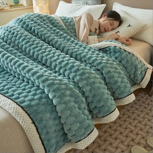 LGYKUMEG Tagesdecke,Kuscheldecke Flauschig Decke,Hochwertige Zweiseitige Wohndecke,Fleecedecke auch als Wohndecke, Tagesdecke, Sofadecke & Wohnzimmer geeignet Couchdecke für Winter,B,200x230cm von LGYKUMEG