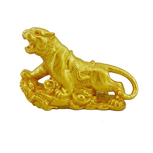 Tiger statue,Feng-Shui-Dekor-Tigerfigur, Chinesisches Sternzeichen 2022, Chinesische Neujahrsdekorationen Tiger-Dekor, Handgemachte Glücksgeschenke, Home Office Tischdekoration,Gold,13*4*9cm Tiger statue,Feng-Shui-Dekor-Tigerfigur, Chinesisches Sternzeichen 2022, Chinesische Neujahrsdekorationen Tiger-Dekor, Handgemachte Glücksgeschenke, Home Office Tischdekoration,Gold,13*4*9cm von LGYKUMEG