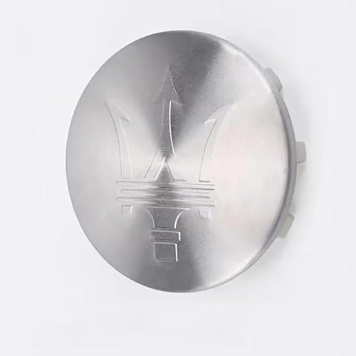 LGZFJHR 4 Stück Nabendeckel für Maserati Granturismo Gran Turismo Cabrio GT GC 60MM, Radnabenkappen Felgendeckel Felgenkappen Radnabendeckel Wheel Caps Radnabenabdeckung,A von LGZFJHR