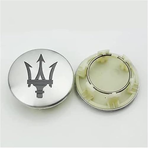 LGZFJHR 4 Stück Nabendeckel für Maserati Levante Quattroporte Ghibli Granturismo 55mm, Radnabenkappen Felgendeckel Felgenkappen Radnabendeckel Wheel Caps Radnabenabdeckung,C von LGZFJHR