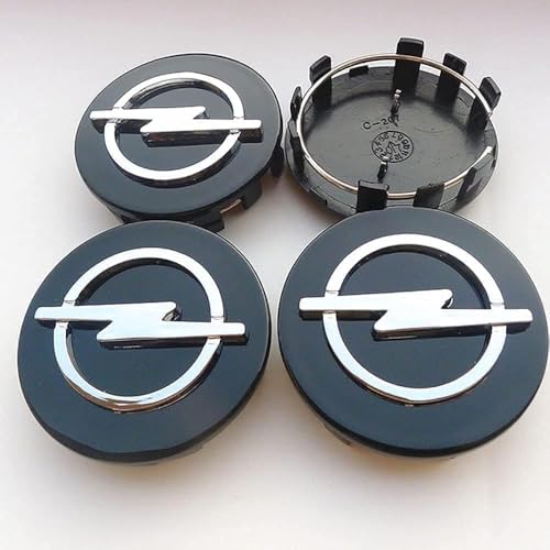 LGZFJHR 4 Stück Nabendeckel für Opel 60mm, Radnabenkappen Felgendeckel Felgenkappen Radnabendeckel Wheel Caps Radnabenabdeckung von LGZFJHR