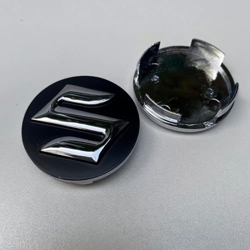 LGZFJHR 4 Stück Nabendeckel für Suzuki Vitara Brezza (Facelift 2020) 2020 2021 22 23 24 25, Radnabenkappen Felgendeckel Felgenkappen Radnabendeckel Wheel Caps Radnabenabdeckung,B von LGZFJHR