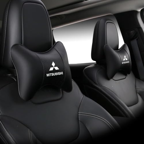 LGZFJHR Auto Nackenkissen für Mitsubishi Mirage 2012-2022, Autokissen Aus Leder Und Memory Foam Reisekissen Zur Nackenstütze Kopfstütze für Autositz,A LGZFJHR Auto Nackenkissen für Mitsubishi Mirage 2012-2022, Autokissen Aus Leder Und Memory Foam Reisekissen Zur Nackenstütze Kopfstütze für Autositz,A von LGZFJHR