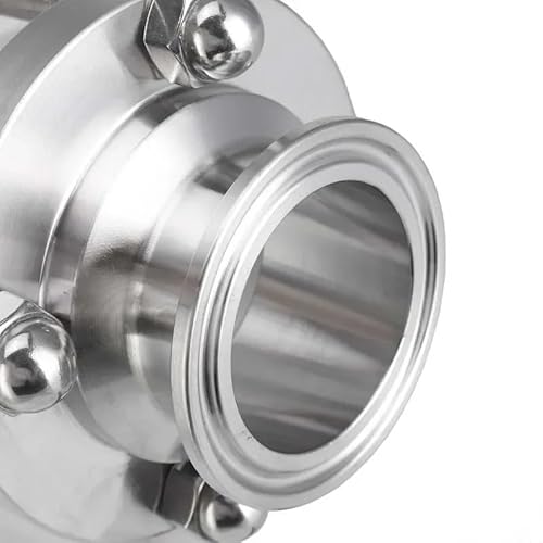 1,5 Zoll Tri-Clamp Clover Durchfluss-Schauglas Dioptrien passend for 38 mm Rohraußendurchmesser, SUS 304 Edelstahl, gerades Rohr-Schauglas von LGuenrot