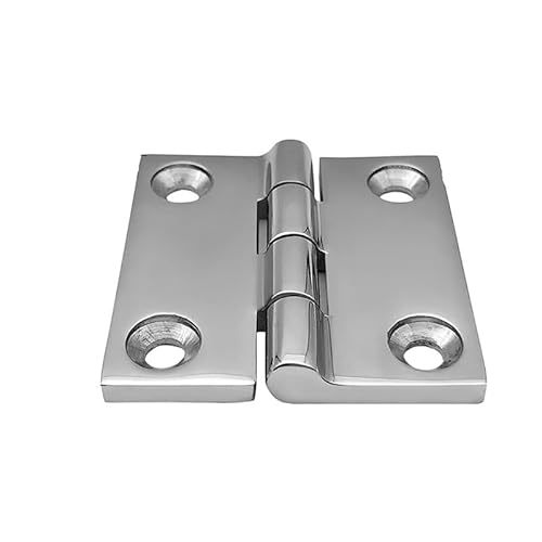316 Edelstahl Casting Scharnier Flache Schrank Türen For Windows 4/6 Löcher Cast Strap Deck For Boot Hardware(50mmx50mm) von LGuenrot