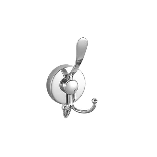 Edelstahl-Saugnapfhaken, Wasserdicht, Wandhalterung, Schlagfrei, Wiederverwendbar, For Küche, Bad, Handtuch, Kleidung(Silver C,4PCS) von LGuenrot