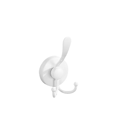 Edelstahl-Saugnapfhaken, Wasserdicht, Wandhalterung, Schlagfrei, Wiederverwendbar, For Küche, Bad, Handtuch, Kleidung(White C,4PCS) von LGuenrot