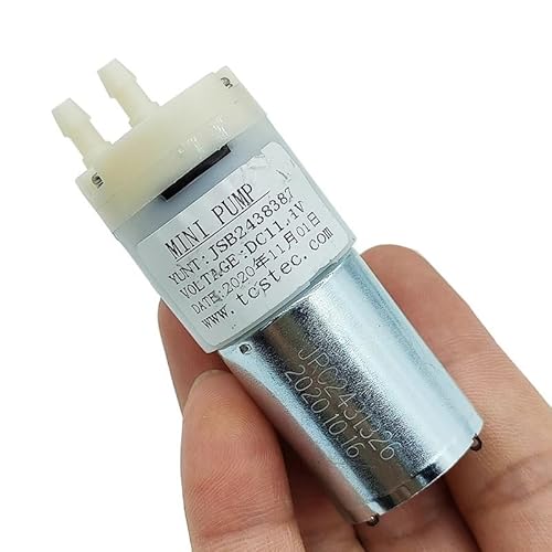 JSB2438 Mini 370 Wasserpumpe DC 6V-12V Großer Durchfluss Kleine Membran Selbstansaugende Saugwasserpumpe DIY Spender Teetisch von LGuenrot