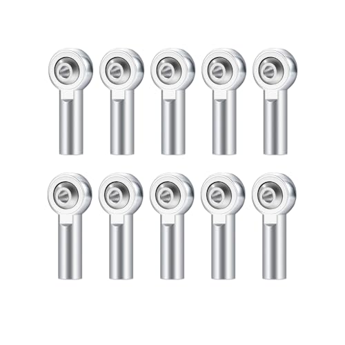 M2 Link Spurstangenkopf Metall Universalgelenk Kugelkopf Schnalle Lenkung Schubstange Mini Pleuel for RC Boote(Silver) von LGuenrot