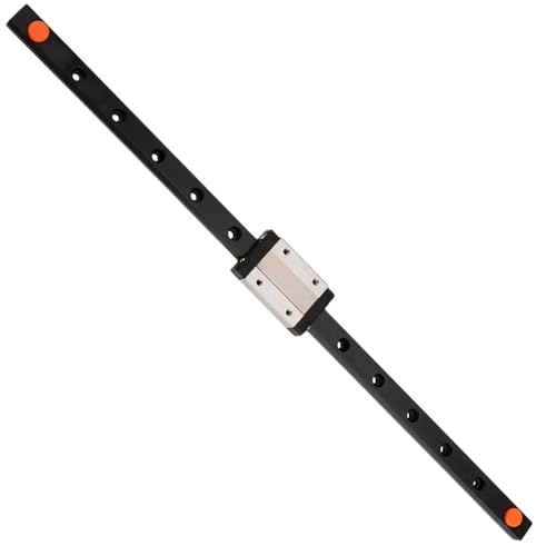 Schwarz MGN7C MGN7H MGN9C MGN9H MGN12C MGN12H MGN15C MGN15H Linearschienenführung 150mm 400mm mit MGN-Schieber(700mm,MGN12C) von LGuenrot