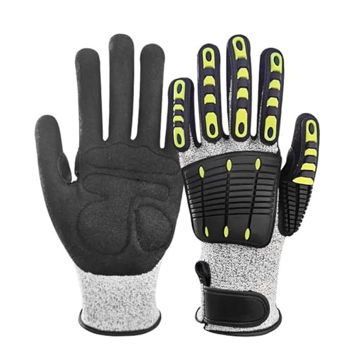LHAODDUO 2 Paar professionelle mechanische Handschuhe und Arbeitshandschuhe(M) von LHAODDUO