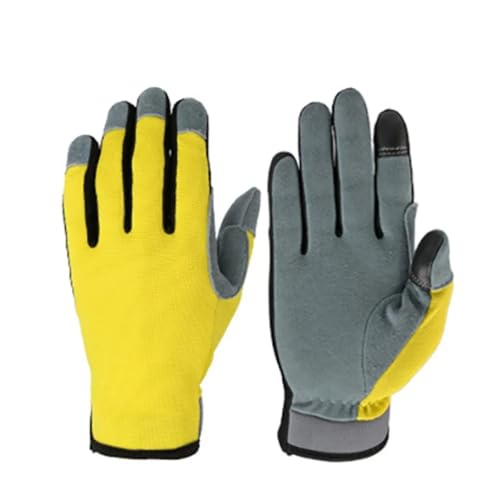LHAODDUO 2 Paare Touchscreen-Handschuhe Winter Thermische Tragen-wider Outdoor Arbeit(Yellow,S) von LHAODDUO