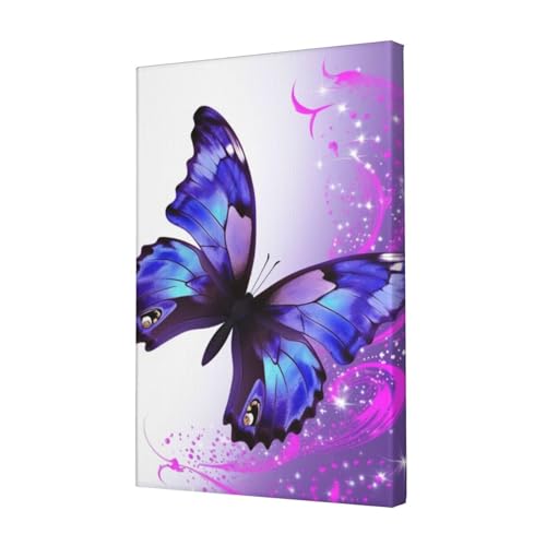 LHBWCVN Leinwand-Kunst, Blume, Schmetterling, Poster, Wohnzimmer-Dekoration, Gemälde, dekorativer Wandbehang, Bilddruck, modernes Schlafzimmer, Malerei, Poster, Raumästhetisch, 30,5 x 45,7 cm LHBWCVN Leinwand-Kunst, Blume, Schmetterling, Poster, Wohnzimmer-Dekoration, Gemälde, dekorativer Wandbehang, Bilddruck, modernes Schlafzimmer, Malerei, Poster, Raumästhetisch, 30,5 x 45,7 cm von LHBWCVN