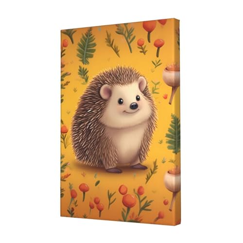 LHBWCVN Leinwand-Kunst, Igel-Poster, Wohnzimmer-Dekoration, Gemälde, dekorativer Wandbehang, Bilddruck, modernes Schlafzimmer, Malerei, Poster, Raumästhetik, 30,5 x 45,7 cm LHBWCVN Leinwand-Kunst, Igel-Poster, Wohnzimmer-Dekoration, Gemälde, dekorativer Wandbehang, Bilddruck, modernes Schlafzimmer, Malerei, Poster, Raumästhetik, 30,5 x 45,7 cm von LHBWCVN