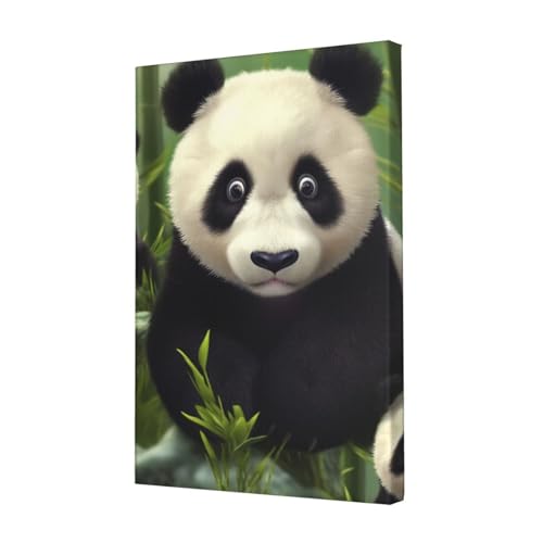 LHBWCVN Leinwand-Wandkunst, niedlicher Panda-Poster, Wohnzimmerdekoration, Gemälde, dekorativer Wandbehang, Bilddruck, modernes Schlafzimmer, Malerei, Poster, Raumästhetisch, 30,5 x 45,7 cm LHBWCVN Leinwand-Wandkunst, niedlicher Panda-Poster, Wohnzimmerdekoration, Gemälde, dekorativer Wandbehang, Bilddruck, modernes Schlafzimmer, Malerei, Poster, Raumästhetisch, 30,5 x 45,7 cm von LHBWCVN