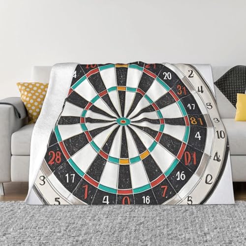 Dartscheiben-Überwurfdecke, leicht, superweich, Flanell-Decken, gemütlich, warm, Mikrofleece-Decken, Heimdekoration für Couch, Sofa, Bett, Wohnzimmer, 101,6 x 76,2 cm Dartscheiben-Überwurfdecke, leicht, superweich, Flanell-Decken, gemütlich, warm, Mikrofleece-Decken, Heimdekoration für Couch, Sofa, Bett, Wohnzimmer, 101,6 x 76,2 cm von LHDGBNV