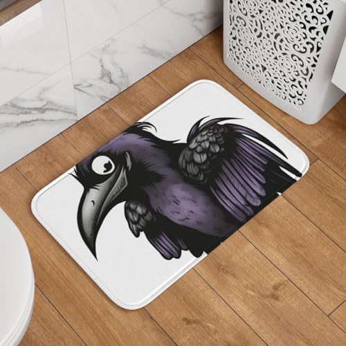 Ravens Fußmatte Willkommens-Fußmatte, rutschfest, saugfähig, weich, waschbar, Bodenmatte, moderner Teppich für stilvolle Küche, Schlafzimmer, Badezimmer, Dekoration, 40,6 x 61 cm Ravens Fußmatte Willkommens-Fußmatte, rutschfest, saugfähig, weich, waschbar, Bodenmatte, moderner Teppich für stilvolle Küche, Schlafzimmer, Badezimmer, Dekoration, 40,6 x 61 cm von LHDGBNV