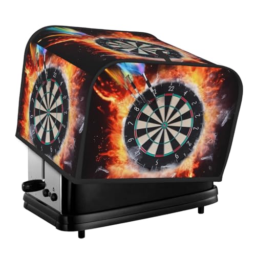 Toaster-Abdeckungen, 4 Scheiben, Dartscheibe, Brot, Toaster, Ofen, staubdicht, waschbar, Küche, kleine Geräte, Backgeschirr, Schutz für Esszimmer, Zuhause, Tischdekoration, Geschenke Toaster-Abdeckungen, 4 Scheiben, Dartscheibe, Brot, Toaster, Ofen, staubdicht, waschbar, Küche, kleine Geräte, Backgeschirr, Schutz für Esszimmer, Zuhause, Tischdekoration, Geschenke von LHDGBNV