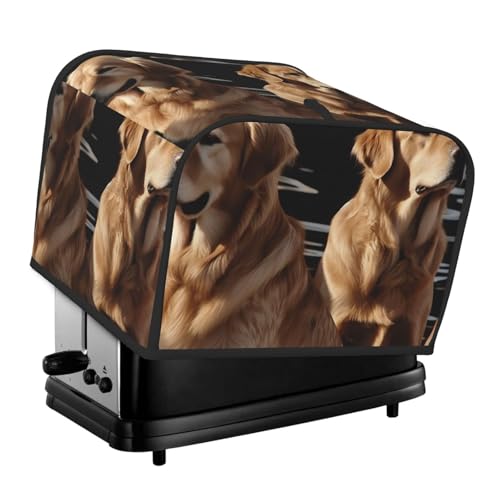 Toaster-Abdeckungen, 4 Scheiben, Golden Retriever, Brot, Toaster, Ofen, staubdicht, waschbar, Küche, kleine Geräte, Backgeschirr, Schutz für Esszimmer, Zuhause, Tischdekoration, Geschenke Toaster-Abdeckungen, 4 Scheiben, Golden Retriever, Brot, Toaster, Ofen, staubdicht, waschbar, Küche, kleine Geräte, Backgeschirr, Schutz für Esszimmer, Zuhause, Tischdekoration, Geschenke von LHDGBNV
