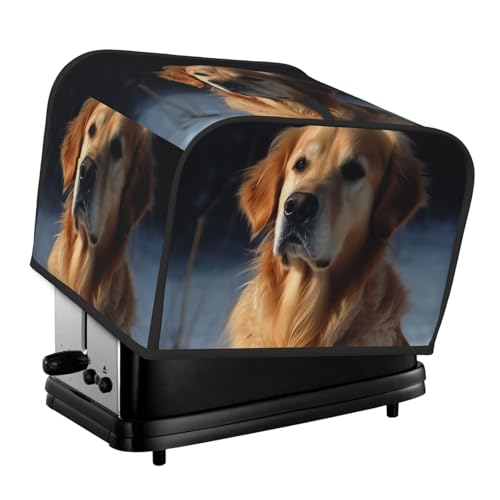 Toaster-Abdeckungen, 4 Scheiben, Golden Retriever, Brot, Toaster, Ofen, staubdicht, waschbar, Küche, kleine Geräte, Backgeschirr, Schutz für Esszimmer, Zuhause, Tischdekoration, Geschenke Toaster-Abdeckungen, 4 Scheiben, Golden Retriever, Brot, Toaster, Ofen, staubdicht, waschbar, Küche, kleine Geräte, Backgeschirr, Schutz für Esszimmer, Zuhause, Tischdekoration, Geschenke von LHDGBNV