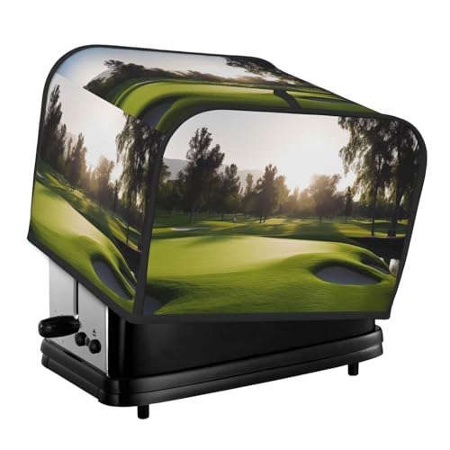 Toaster-Abdeckungen, 4 Scheiben, Golfplatz, Brot, Toaster, Ofen, staubdicht, waschbar, Küche, kleine Geräte, Backgeschirr, Schutz für Esszimmer, Zuhause, Tischdekoration, Geschenke Toaster-Abdeckungen, 4 Scheiben, Golfplatz, Brot, Toaster, Ofen, staubdicht, waschbar, Küche, kleine Geräte, Backgeschirr, Schutz für Esszimmer, Zuhause, Tischdekoration, Geschenke von LHDGBNV