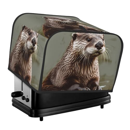 Toaster-Abdeckungen, 4 Scheiben, Otter-Tier-Brottoaster, Ofenabdeckung, staubdicht, waschbar, Küche, kleine Geräte, Backgeschirr, Schutz für Esszimmer, Zuhause, Tischdekoration, Geschenke Toaster-Abdeckungen, 4 Scheiben, Otter-Tier-Brottoaster, Ofenabdeckung, staubdicht, waschbar, Küche, kleine Geräte, Backgeschirr, Schutz für Esszimmer, Zuhause, Tischdekoration, Geschenke von LHDGBNV