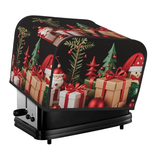 Toaster-Abdeckungen, 4 Scheiben, Weihnachtsdekoration, Weihnachtsgeschenk, Brot, Toaster, Ofen, staubdicht, waschbar, Küche, kleine Geräte, Backgeschirr, Schutz für Esszimmer, Zuhause, Tischdekoration Toaster-Abdeckungen, 4 Scheiben, Weihnachtsdekoration, Weihnachtsgeschenk, Brot, Toaster, Ofen, staubdicht, waschbar, Küche, kleine Geräte, Backgeschirr, Schutz für Esszimmer, Zuhause, Tischdekoration von LHDGBNV