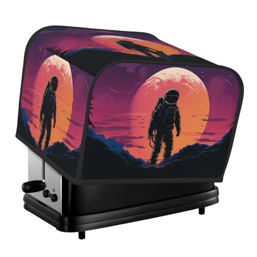 Toaster-Abdeckungen, 4 Scheiben, cooler Astronauten-Brottoaster, Ofenabdeckung, staubdicht, waschbar, Küche, kleine Geräte, Backgeschirr-Schutz für Esszimmer, Zuhause, Tischdekoration, Geschenke Toaster-Abdeckungen, 4 Scheiben, cooler Astronauten-Brottoaster, Ofenabdeckung, staubdicht, waschbar, Küche, kleine Geräte, Backgeschirr-Schutz für Esszimmer, Zuhause, Tischdekoration, Geschenke von LHDGBNV