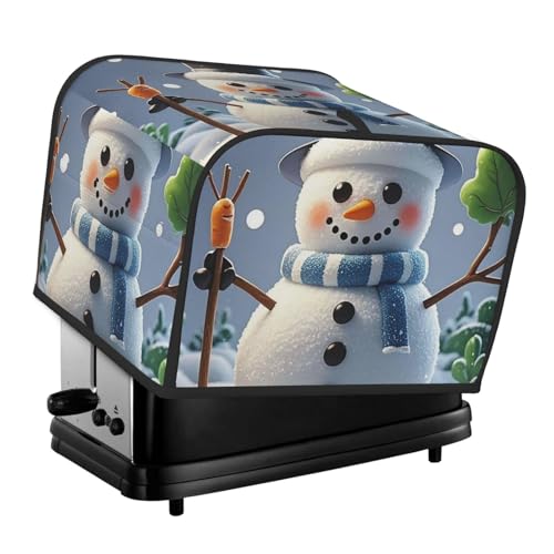 Toaster-Abdeckungen, 4 Scheiben, fröhlicher Schneemann, Brot, Toaster, Ofen, staubdicht, waschbar, Küche, kleine Geräte, Backgeschirr, Schutz für Esszimmer, Zuhause, Tischdekoration, Geschenke Toaster-Abdeckungen, 4 Scheiben, fröhlicher Schneemann, Brot, Toaster, Ofen, staubdicht, waschbar, Küche, kleine Geräte, Backgeschirr, Schutz für Esszimmer, Zuhause, Tischdekoration, Geschenke von LHDGBNV