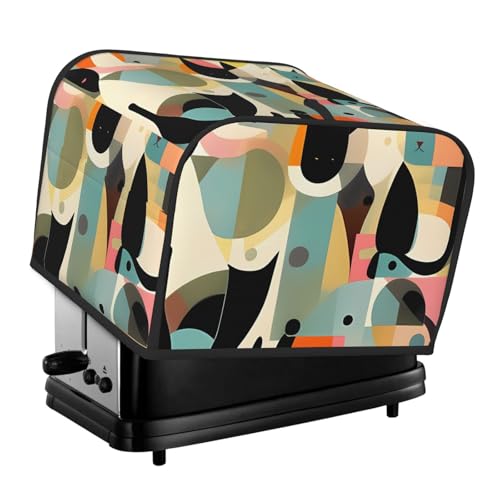 Toaster-Abdeckungen, 4 Scheiben, moderne Kunst, Katzenbrot, Toaster, Ofen, staubdicht, waschbar, Küche, kleine Geräte, Backgeschirr, Schutz für Esszimmer, Zuhause, Tischdekoration, Geschenke Toaster-Abdeckungen, 4 Scheiben, moderne Kunst, Katzenbrot, Toaster, Ofen, staubdicht, waschbar, Küche, kleine Geräte, Backgeschirr, Schutz für Esszimmer, Zuhause, Tischdekoration, Geschenke von LHDGBNV
