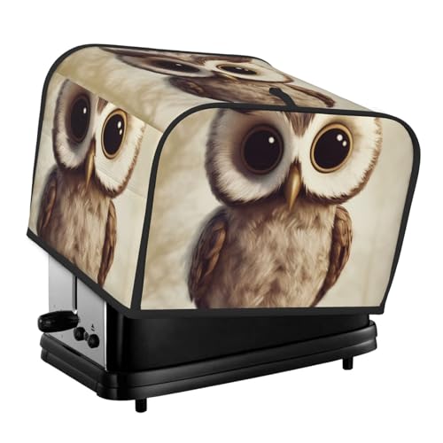 Toaster-Abdeckungen, 4 Scheiben, niedliche Eule, Brot, Toaster, Ofen, staubdicht, waschbar, Küche, kleine Geräte, Backgeschirr, Schutz für Esszimmer, Zuhause, Tischdekoration, Geschenke Toaster-Abdeckungen, 4 Scheiben, niedliche Eule, Brot, Toaster, Ofen, staubdicht, waschbar, Küche, kleine Geräte, Backgeschirr, Schutz für Esszimmer, Zuhause, Tischdekoration, Geschenke von LHDGBNV