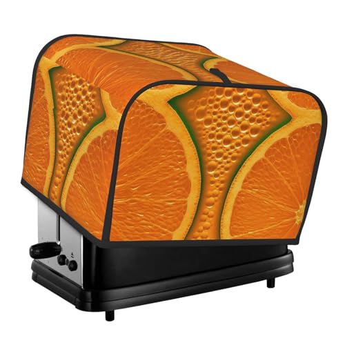 Toaster-Abdeckungen, 4 Scheiben, orangefarbene Textur, Bild, Brot, Toaster, Ofen, Abdeckung, staubdicht, waschbar, Küche, kleine Geräte, Backgeschirr, Schutz für Esszimmer, Zuhause, Tischdekoration Toaster-Abdeckungen, 4 Scheiben, orangefarbene Textur, Bild, Brot, Toaster, Ofen, Abdeckung, staubdicht, waschbar, Küche, kleine Geräte, Backgeschirr, Schutz für Esszimmer, Zuhause, Tischdekoration von LHDGBNV