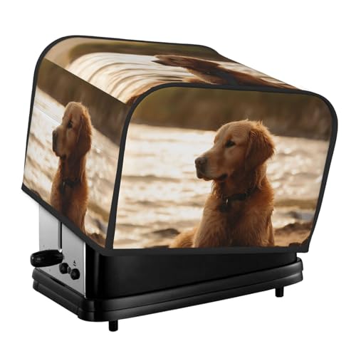 Toaster-Abdeckungen für 4 Scheiben, Retriever, Brot, Toaster, Ofen, staubdicht, waschbar, Küche, kleine Geräte, Backgeschirr, Schutz für Esszimmer, Zuhause, Tischdekoration, Geschenke Toaster-Abdeckungen für 4 Scheiben, Retriever, Brot, Toaster, Ofen, staubdicht, waschbar, Küche, kleine Geräte, Backgeschirr, Schutz für Esszimmer, Zuhause, Tischdekoration, Geschenke von LHDGBNV