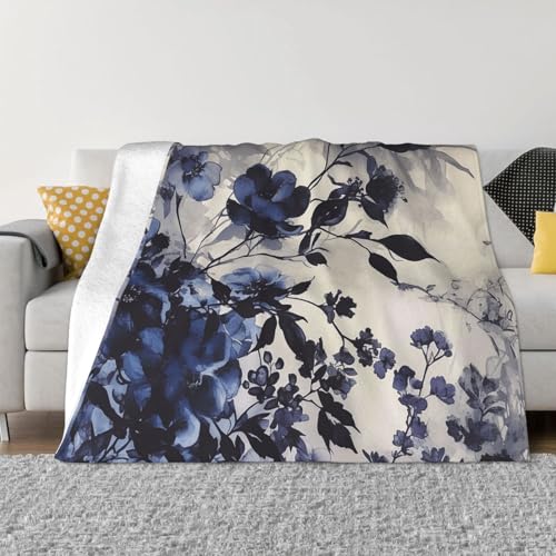 Überwurfdecke mit violetten Blumen, leicht, superweich, gemütlich, warm, Mikrofleece-Decken, Heimdekoration für Couch, Sofa, Bett, Wohnzimmer, 152,4 x 127,7 cm Überwurfdecke mit violetten Blumen, leicht, superweich, gemütlich, warm, Mikrofleece-Decken, Heimdekoration für Couch, Sofa, Bett, Wohnzimmer, 152,4 x 127,7 cm von LHDGBNV