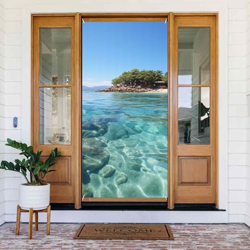 Willkommens-Türabdeckung, Dekoration, Türbanner 183 x 80 cm, Fidschi-Insel und klares Meer, Veranda, Banner, Schild, Fotohintergrund, saisonales Haustür-Banner zum Aufhängen, Banner für Urlaub, Party Willkommens-Türabdeckung, Dekoration, Türbanner 183 x 80 cm, Fidschi-Insel und klares Meer, Veranda, Banner, Schild, Fotohintergrund, saisonales Haustür-Banner zum Aufhängen, Banner für Urlaub, Party von LHDGBNV