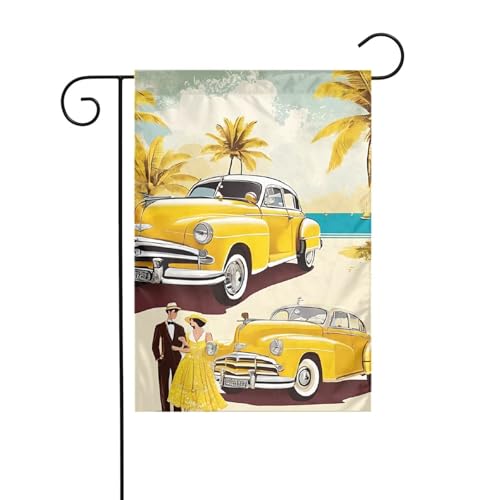 Dekorative Gartenflagge, 30 x 45 cm, doppelseitig, saisonal, für den Außenbereich, Hofflagge für Urlaub, Bauernhaus, Heimdekoration (Insel Kuba) von LHFIOHIRG