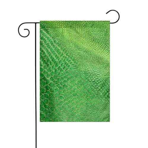 Dekorative Gartenflagge, 30 x 45 cm, doppelseitige saisonale Outdoor-Hofflagge, für Urlaub, Bauernhaus, Heimdekoration, Grün von LHFIOHIRG