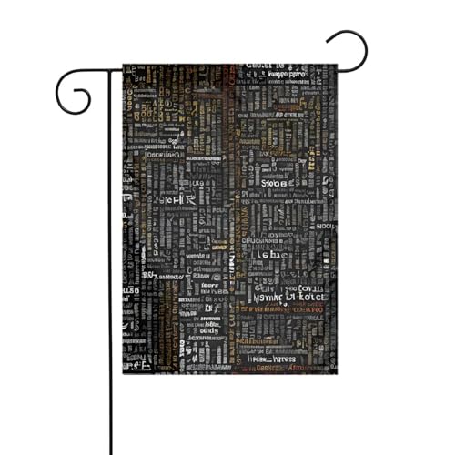 Dekorative Gartenflagge, 30 x 45 cm, doppelseitige saisonale Outdoor-Hofflagge, für Urlaub, Bauernhaus, Heimdekoration (Programmiercode) von LHFIOHIRG