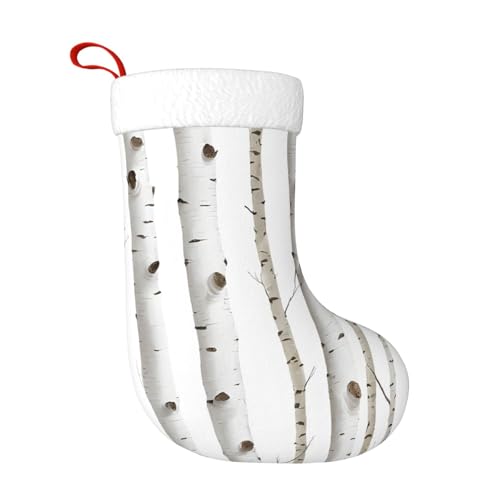 LHFIOHIRG (Birke Tree) Weihnachtsstrumpf hängende Socken festliche Dekorationen für Urlaub Weihnachtsbaum Kamindekor von LHFIOHIRG